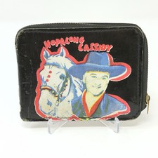 Vintage 1950s Hopalong Cassidy Good Luck From Hoppy Wallet by Top Secret - Read