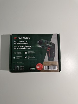 PARKSIDE 4 V Akku Stabschrauber Akkuschrauber LED-Arbeitsleuchte inkl. Bitset
