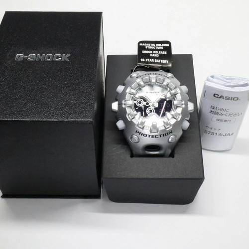 CASIO GA-V01A-8AJF Wristwatch Quartz Silver Metallic G-SHOCK Open World - Picture 4 of 7