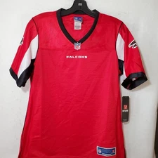 Atlanta Falcons Jersey Womens Small Blank Jersey Pro Line Red NWT 