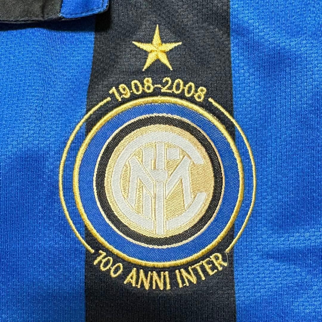 NIKE Inter Milan 2007-2008 Long Sleeve Jersey XL Ivan Córdoba