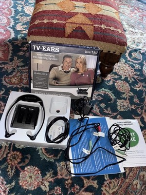 TV Ears 5.0 Digital Wireless Headset System 11841 Working No Tips