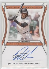 2020 Panini National Treasures Social Signatures 97/99 Jaylin Davis Auto 5x8