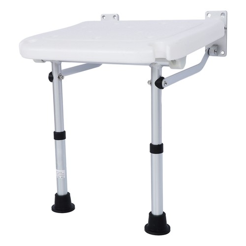Folding Shower Chair Non Slip Feet Wall Mounted Shower Bench For The Elderly For - Picture 4 of 24