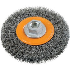 Walter 13J454 4-1/2x5/8x5/8-11 Crimped Wire Wheel Brush 0.0118" for Steel