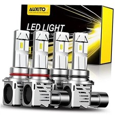 AUXITO Combo de bombillas 9005 9006, 9006/HB-4 y 9005/HB-3/HB3u, 60000LM
