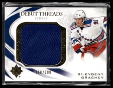 2010-11 debut threads /200 jersey Evgeny Grachev #EG