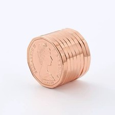 Rose Gold 3 Layers Tobacco Grinder Herb Cigar Smoke Crusher Hand Muller