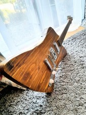 Homemade Firebird Style Palletwood Build Electric Guitar