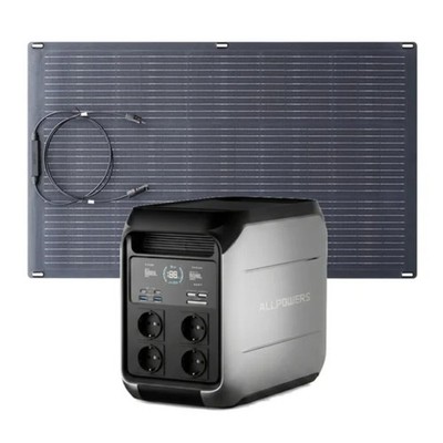 ALLPOWERS P1800 Powerstation 1024Wh 1800W AC Generator mit 200W Solarpanel