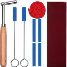 Professional Piano Tuning Kit, 9 PCS Piano Tuner Wrench Hammer Piano Tuning Mute