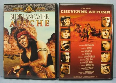 Apache + Cheyenne Autumn (DVD Lot of 2) Old West Indian Drama