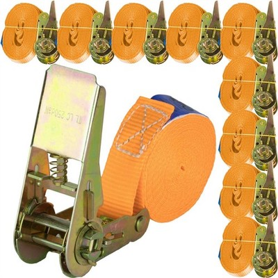 Spanngurte einteilig 4m 5m 6m lang 25mm 500 kg daN Ratsche Zurrgurte Spanngurt