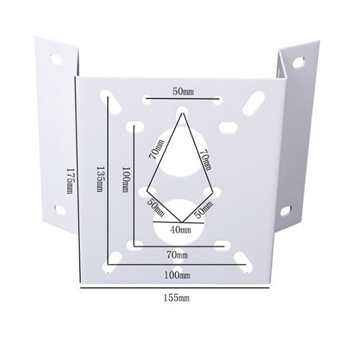 Space-Saving Adapter CCTV Mount Indoor Outdoor Use Multi-Purpose Mount - Photo 4/7