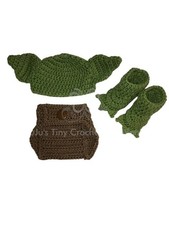 Baby Green Alien Photo Prop Halloween Costume Outfit Unisex Baby Shower Gift