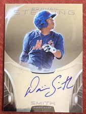 DOMINIC SMITH Auto ⚾️ 2013 Bowman Sterling Autograph RC ⚾️  Braves