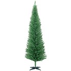 7ft Pencil Slim Artificial Christmas Tree Plastic Stand 499 Realistic Branch Tip