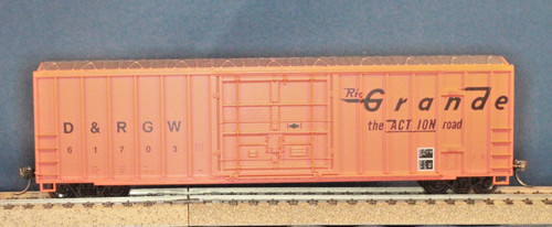 Coche de caja JP HO Athearn 50' puerta ancha D&RGW #61703 Denver y Río Grande Western | Condition: Used