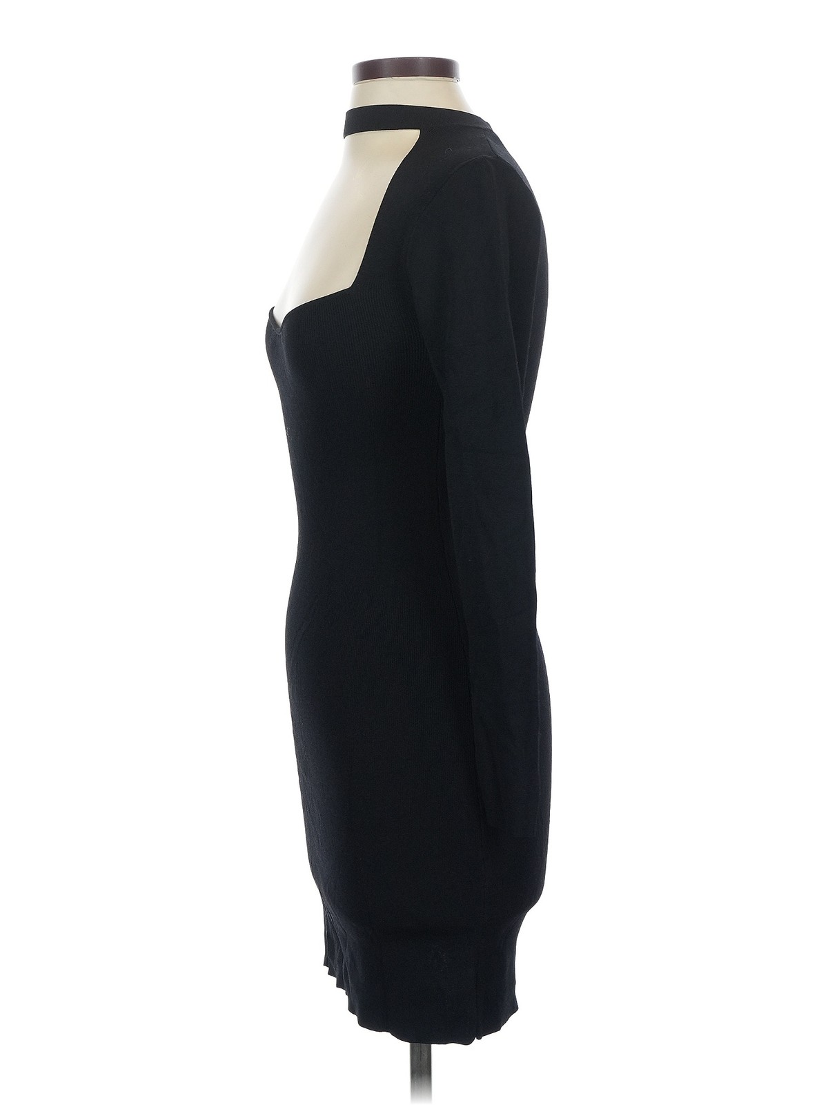 Zara Women Black Cocktail Dress S thumbnail 4