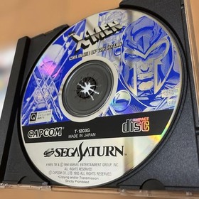X-Men Children of the Atom Sega Saturn Japan Import Obi Postcard Capcom SS