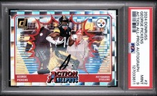 2024 Panini Donruss Action All-Pros Auto /299 George Pickens #2 PSA 9 Low Pop