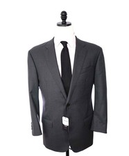 2,595 GIORGIO ARMANI - Gray Super 160's Wool Blazer - 44R