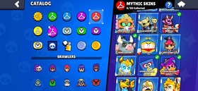 94.5K TROPHY/ 46Max Brawler/27Hyper/ 100/100 Brawler/4Mithic/4Leg/90 Epic.