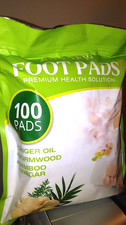AOSORW Natural Herbal Foot Pads - 100 Pack Premium Foot Care- BRAND NEW - Sealed