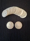Lot of 3 - 90% Silver Walking Liberty Half Dollar Circulated 1942 and 1943