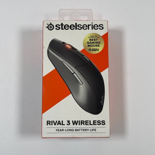 SteelSeries Rival 3 Wireless Gaming Maus - 400+ Stunden Akkulaufzeit - 18.000 CPI - Bild 1 von 5