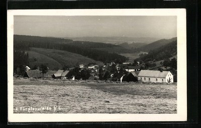 Ansichtskarte Fürstenwalde i. E., Ortsansicht aus der Vogelschau 1940 