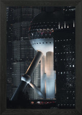 Shanghai Oriental Pearl Tower at Ni Framed Wall Art Poster Canvas Print Picture