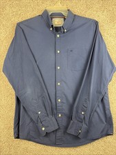 Dockers Mens Button Up Dress Shirt Size Large Regular Fit