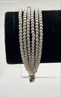 9k Yellow Gold Clasp Pearl Multi Strand Bracelet 9.78 Grams — photo 4