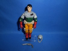 1987 GI JOE ARAH BACK STOP LOT HELMET REVOLVER GUN 100% COMPLETE VERY GOOD