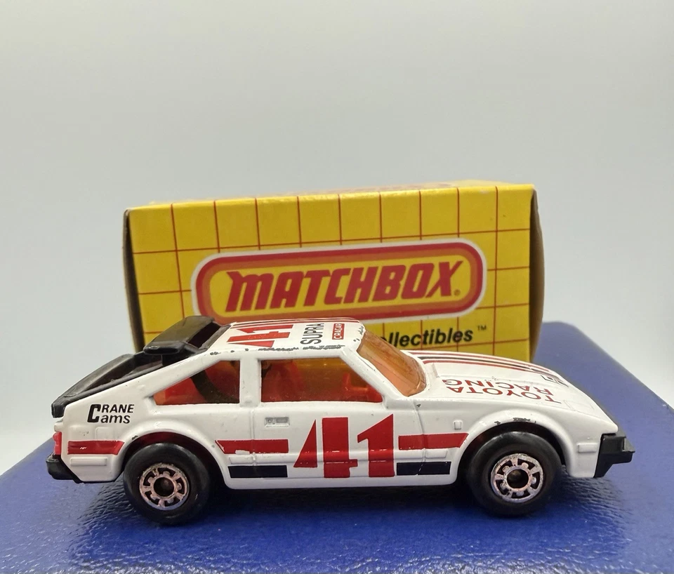 De colección 1984 Matchbox #39 Toyota Supra Racing #41 grúa levas Macao con caja como nuevo Foto 2 de 4