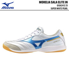 Mizuno MORELIA SALA ELITE IN Q1GA241225 Super White Pearl Futsal Shoes Japan