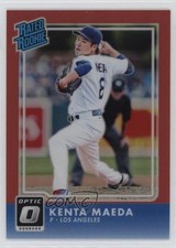 2016 Panini Donruss Optic Rated Rookies Red 39/99 Kenta Maeda #59 07d9