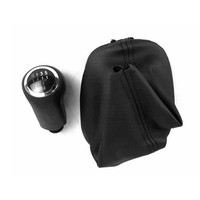 Schaltknauf Schaltknopf FüR Opel Corsa D 2006-2014 5-Gang Kunstleder Schwarz