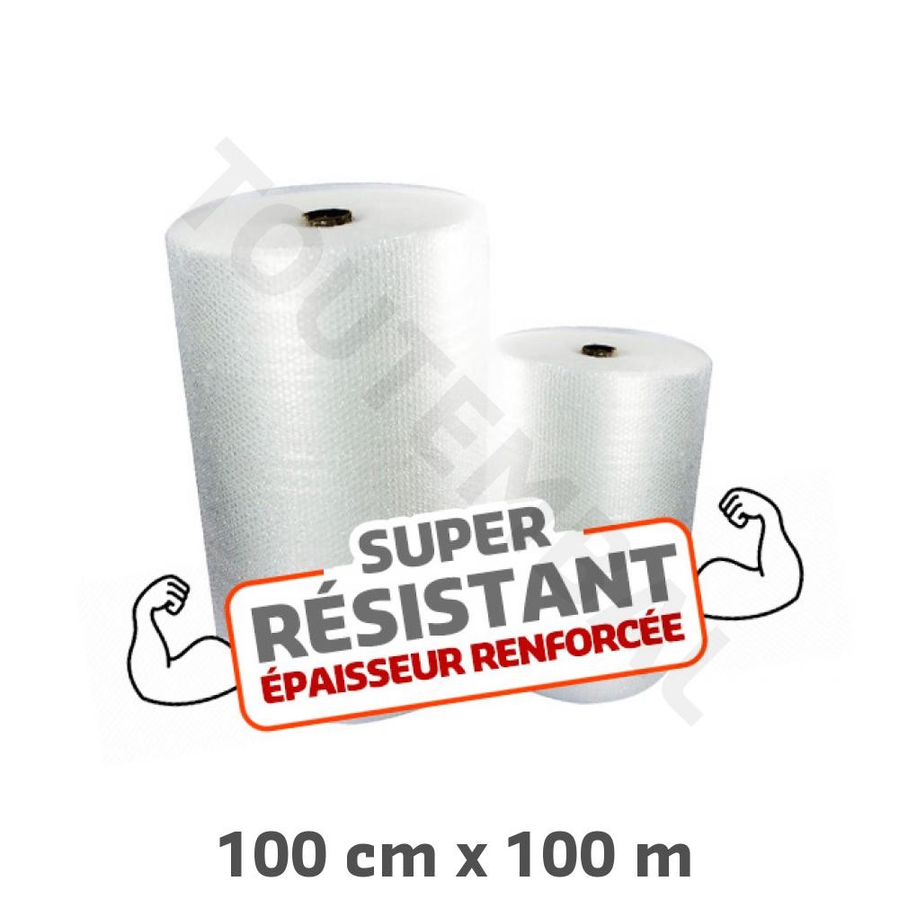 Film bulles résistant en 80µ de 1x100m idéal pour déménagement