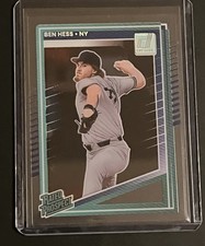 2025 Panini Donruss - Clearly Rated Prospects Ben Hess #184 (RC)