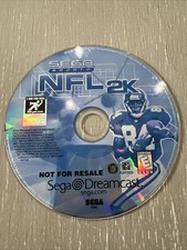 NFL 2K (Sega Dreamcast, 1999) Not For Resale Edition Disc Only