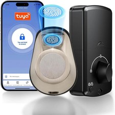 Upgraded Smart Door Lock Biometric Bluetooth Fingerprint Key Keyless Entry APP c
