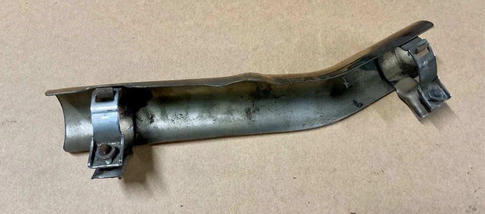 2004 Suzuki SV650 Chrome OEM Exhaust Heat Shield/Cover - Suzuki P/N 14770-17G00 - Image 4 of 4