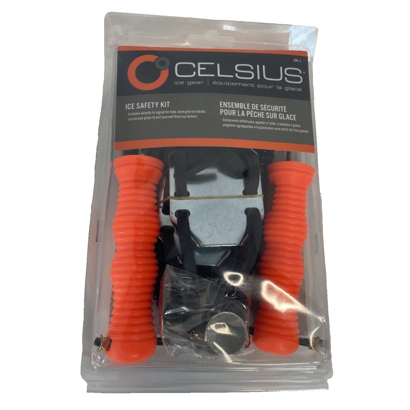 Celsius Ice Gear Ice Safety Kit Isk-1 - Cleats, Picks, Whistle Brand New