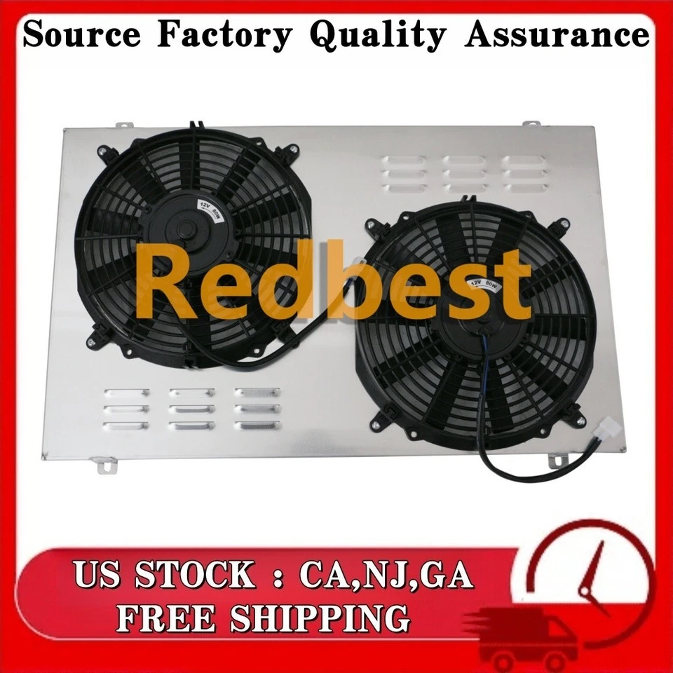 CU161 Aluminum Radiator Shroud Fan For 1968-73 Chevy Chevelle 1968-77 El Camino Foto 2 de 4