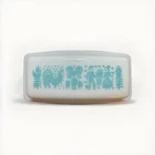 Vintage PYREX  Amish Butterprint Turquoise Butter Dish White Milk Glass 🔥Mint