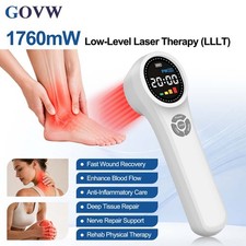 Class 4 Cold Laser Therapy Device 1760mW LLLT Red Infrared Pain Relief For Home