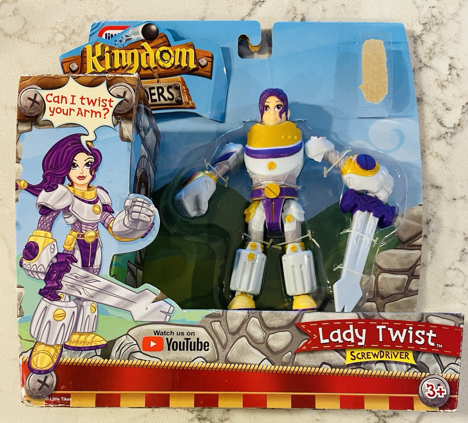 Little Tikes Kingdom Builders Lady Twist Action Figure Age 3