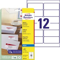 2 Bis 20X Avery Zweckform Inkjet Adress-Etiketten, 99,1 X 42,3 Mm Bis 21% Rabatt